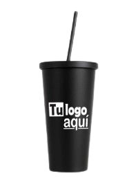 Vasos con tapa y sorbete